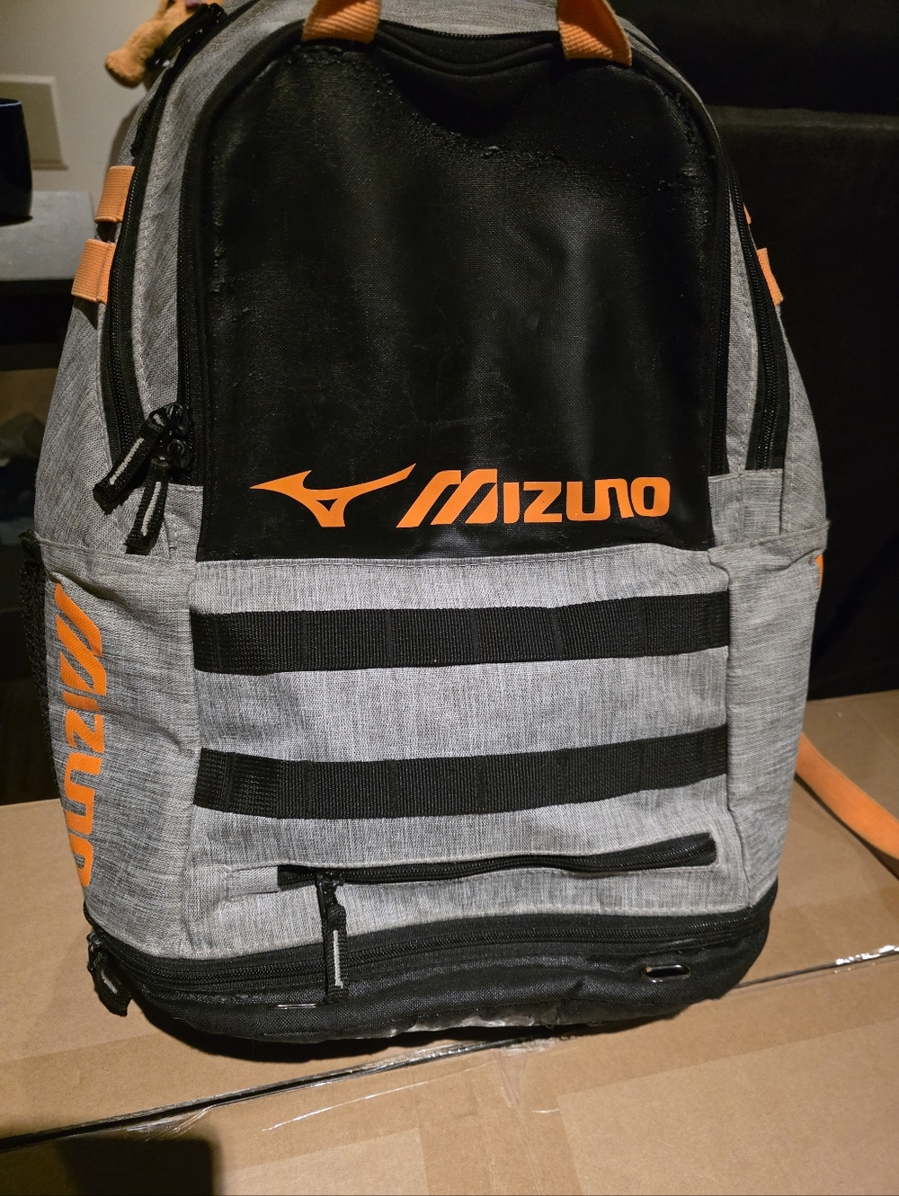 Mizuno Orange And Black Backpack